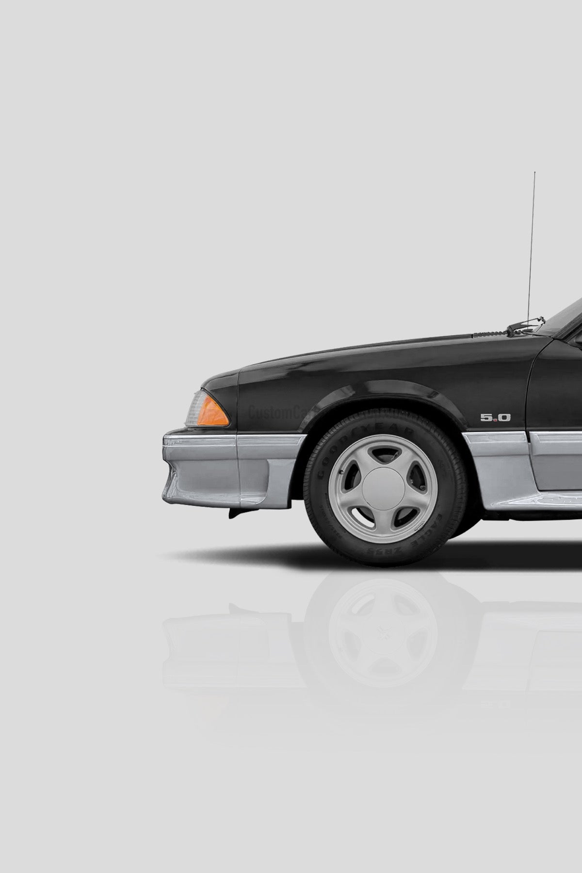 Ford Mustang GT 5.0 Fox Body 3rd Gen Poster