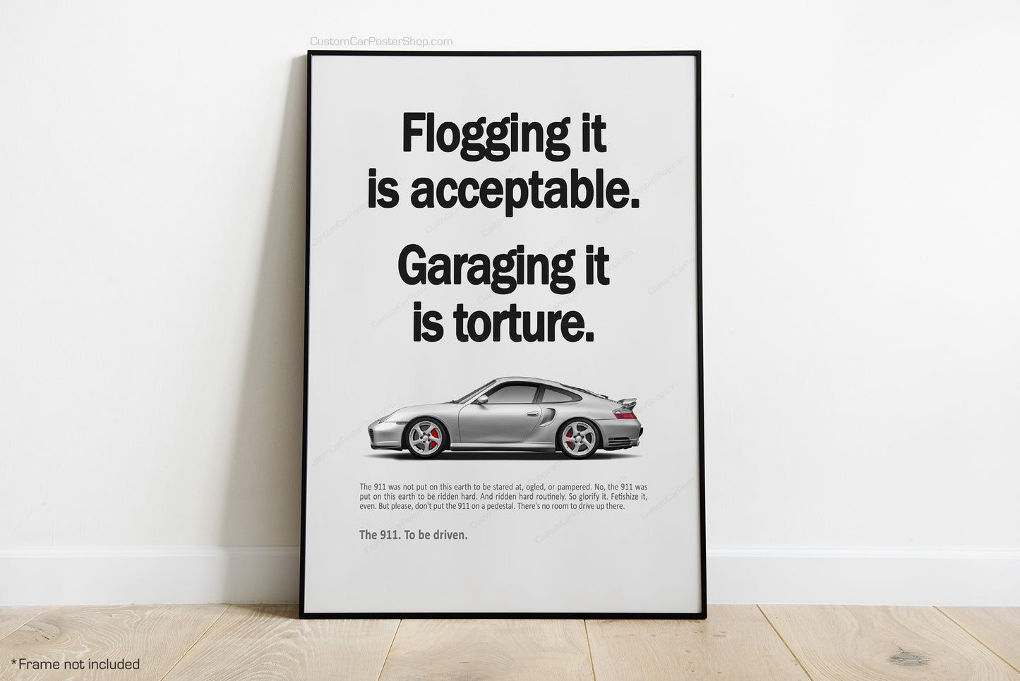 Porsche 911 (996) Turbo Vintage Porsche Ads - Garage Torture