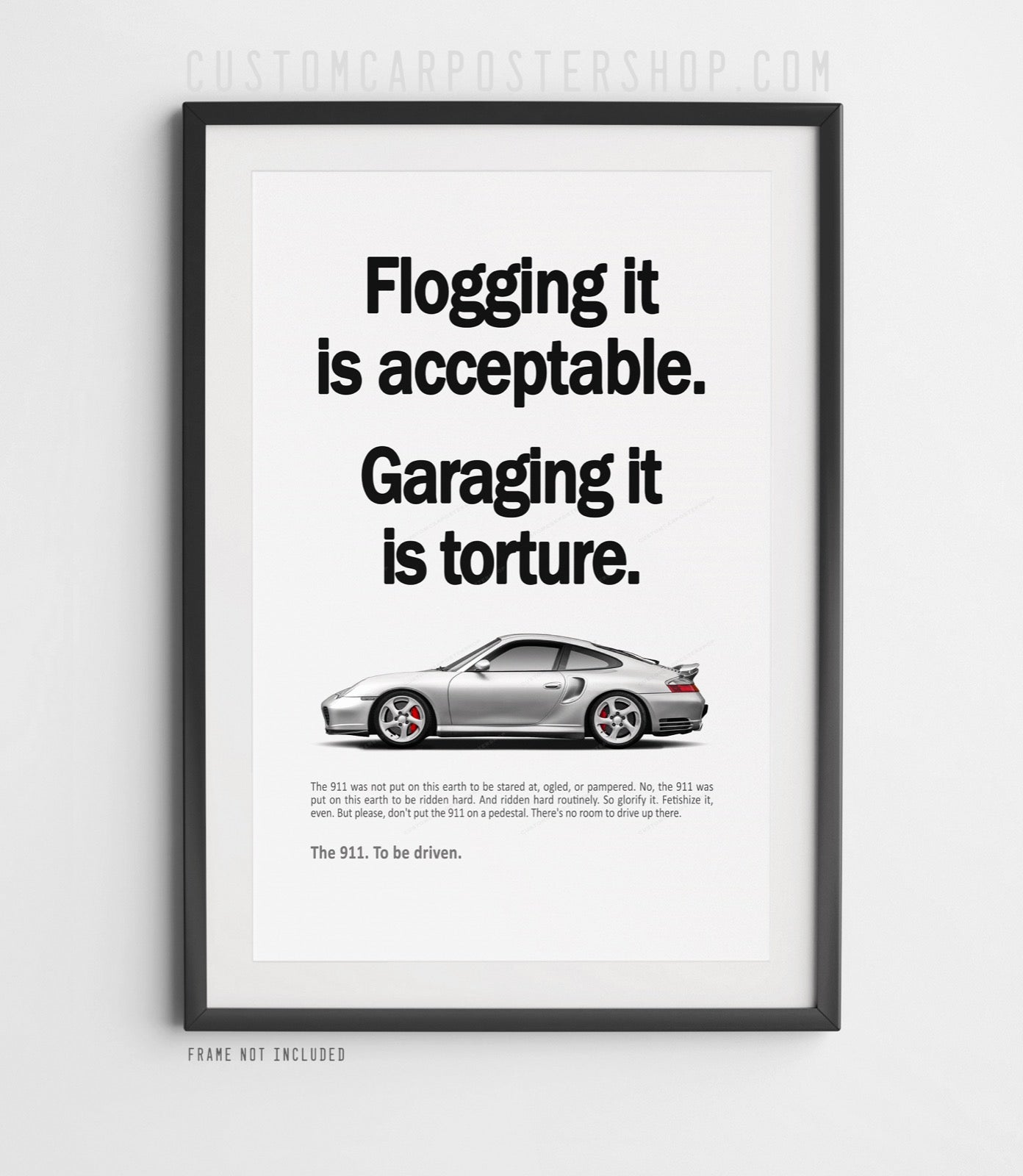 Porsche 911 (996) Turbo Vintage Ad - Garage Torture