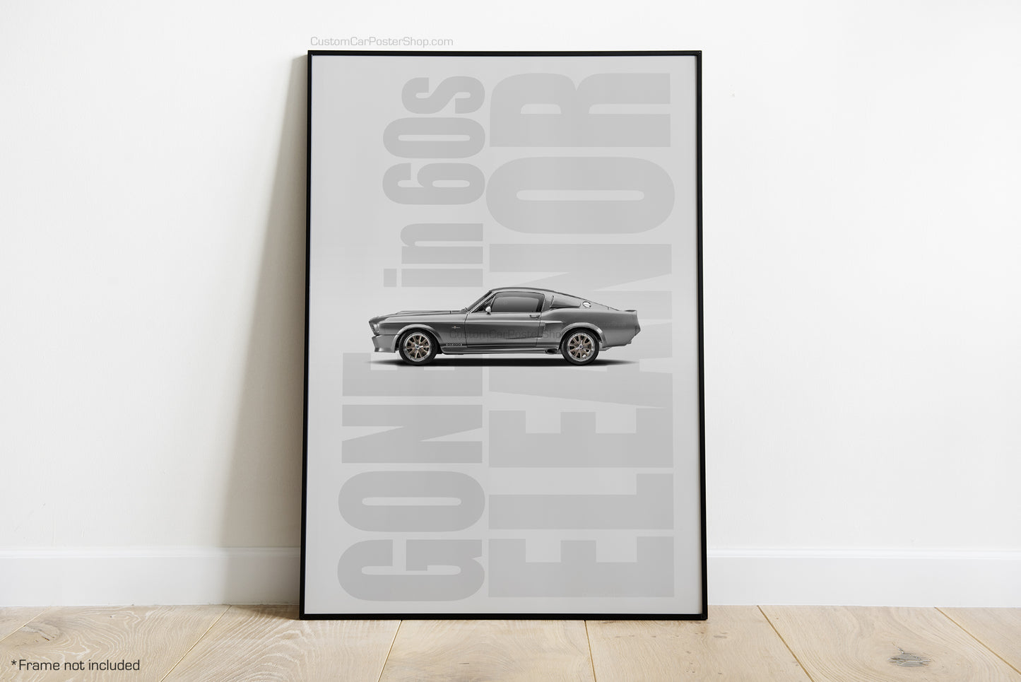Gone in 60 SECONDS - Ford Shelby GT500 Mustang Wall Art - Movie Cars