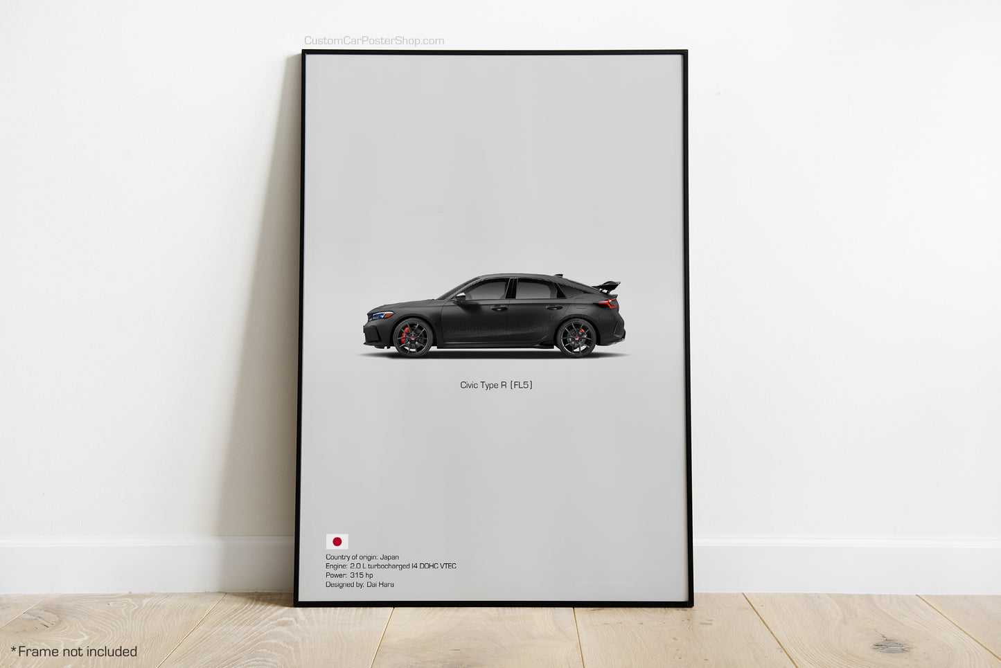 Honda Civic Type R FL5 (MY 2023) Poster - JDM