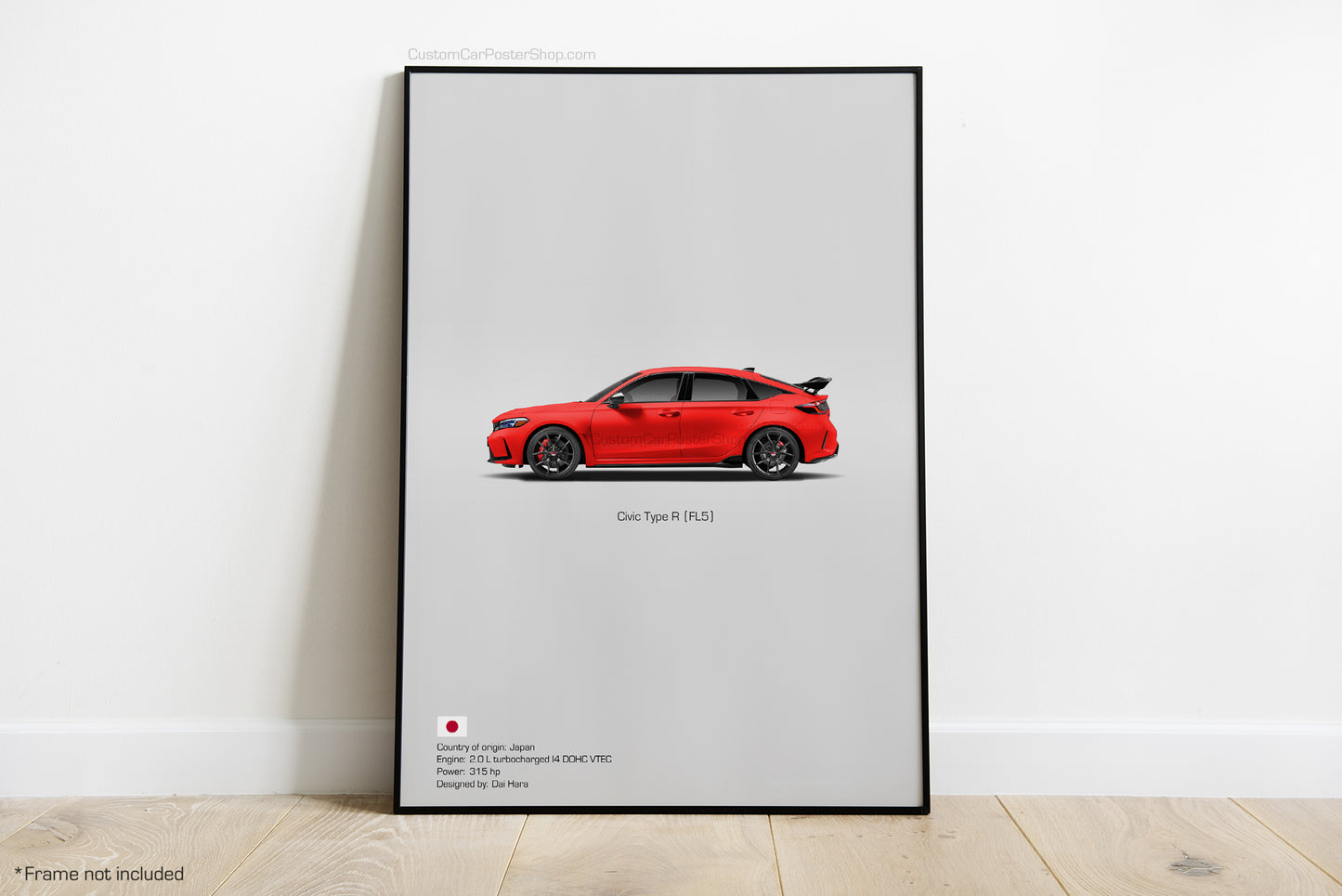 Honda Civic Type R FL5 (MY 2023) Poster - JDM