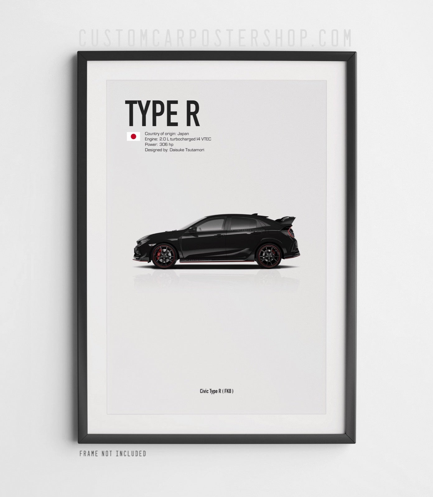 Honda Civic Type R FK8 Poster