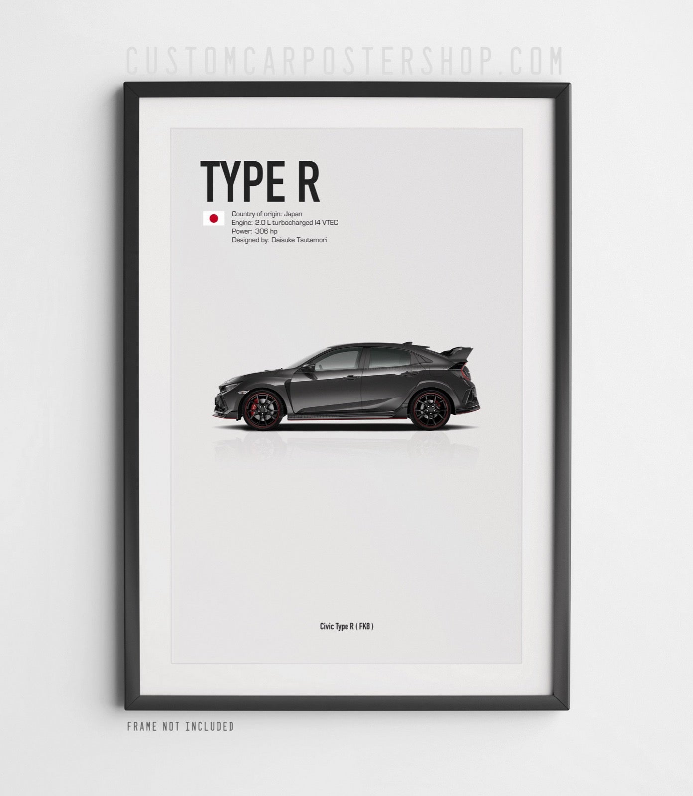 Honda Civic Type R FK8 Poster