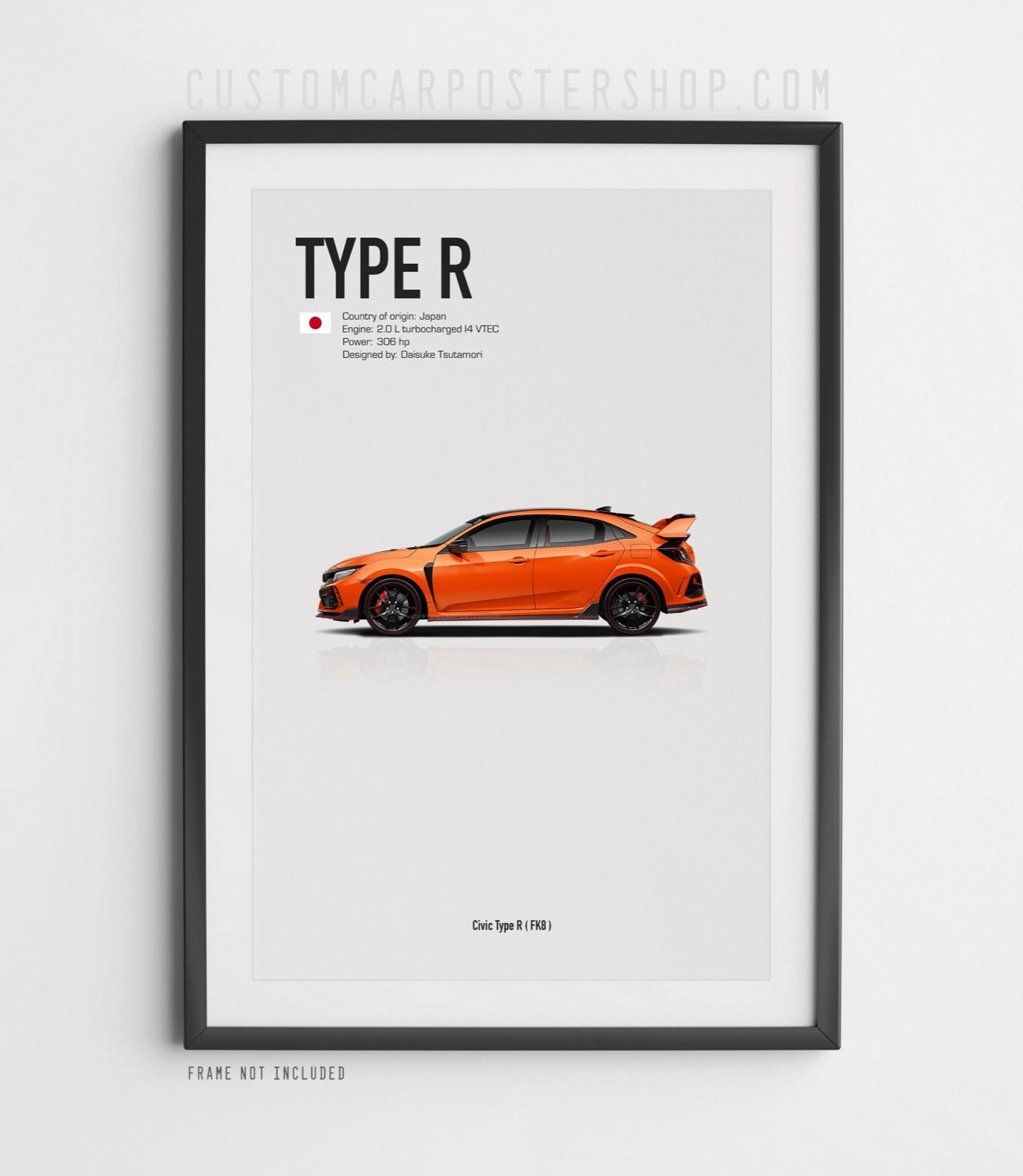 Honda Civic Type R FK8 Poster