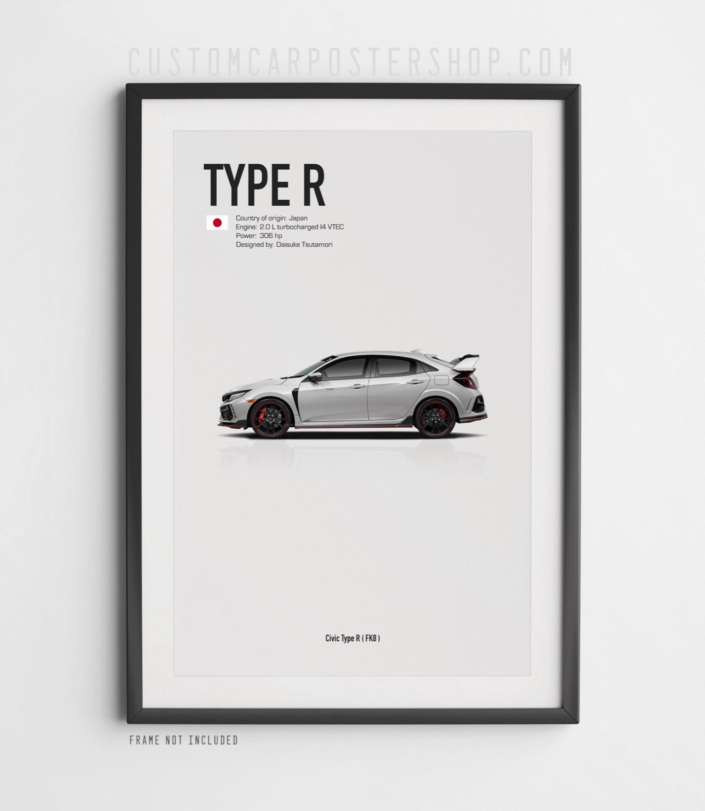Honda Civic Type R FK8 Poster