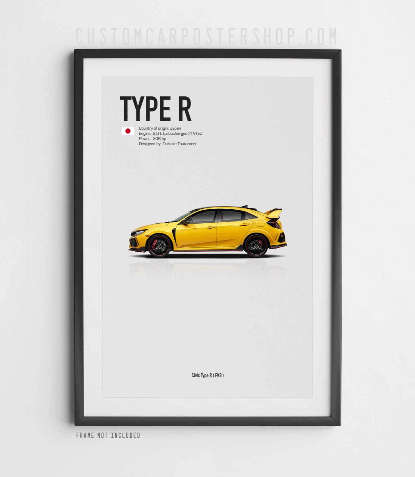 Honda Civic Type R FK8 Poster