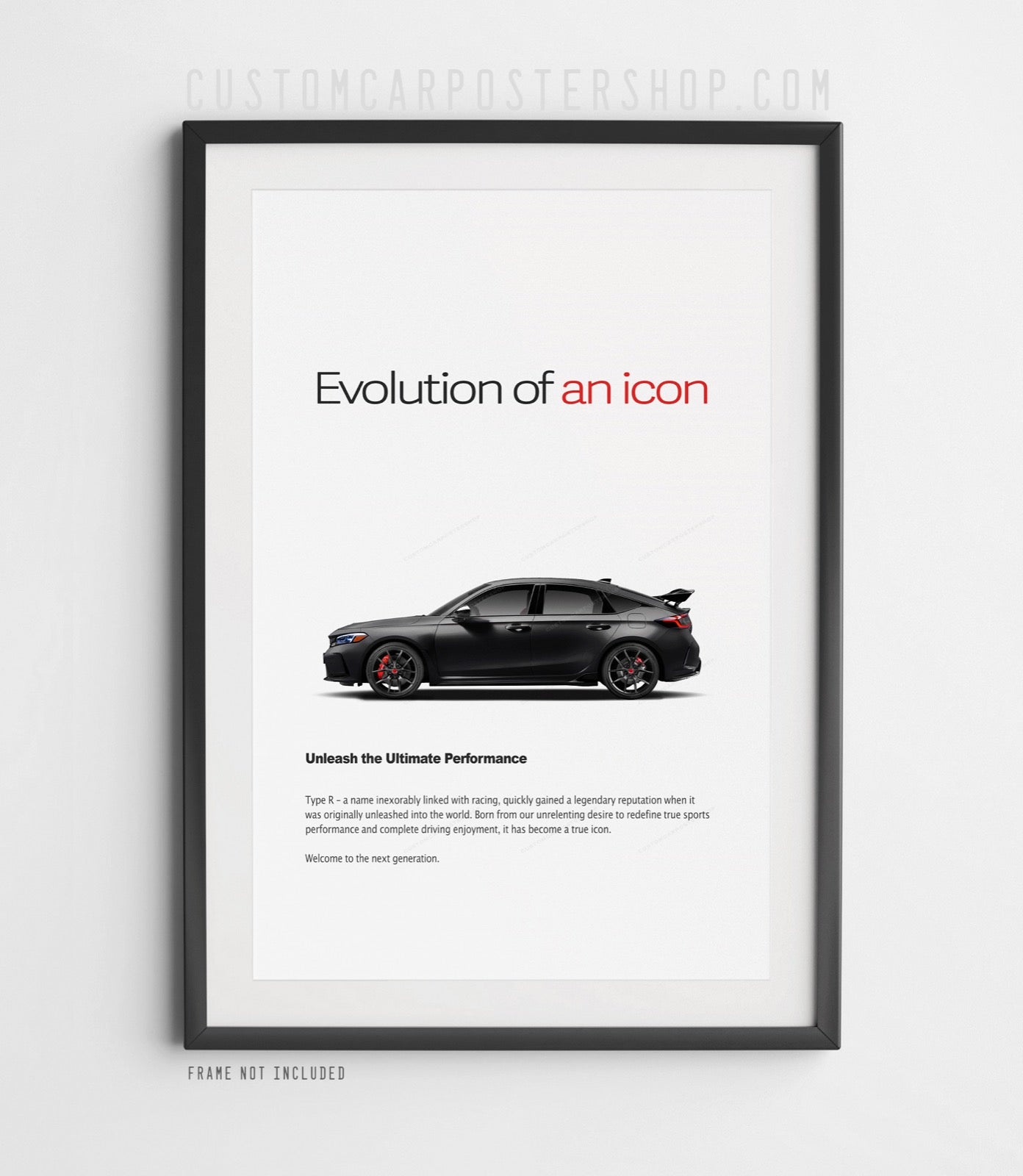 Honda Civic Type R FL5 Print Ad - Icon