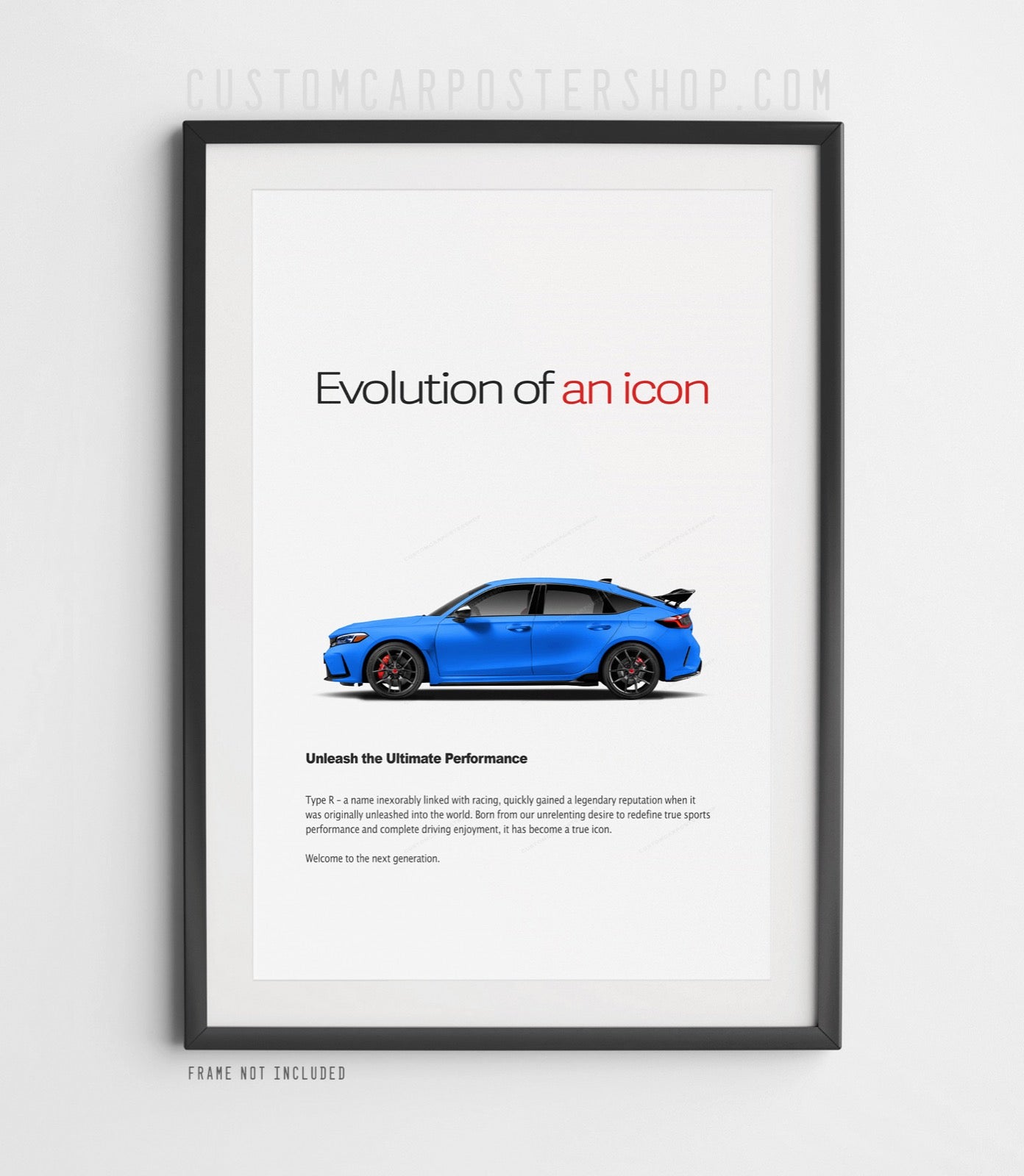 Honda Civic Type R FL5 Print Ad - Icon