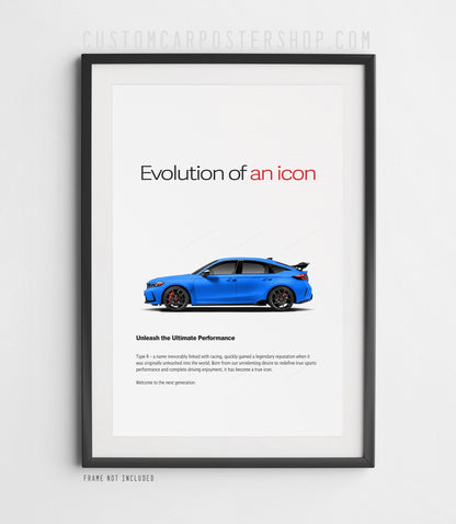 Honda Civic Type R FL5 Print Ad - Icon