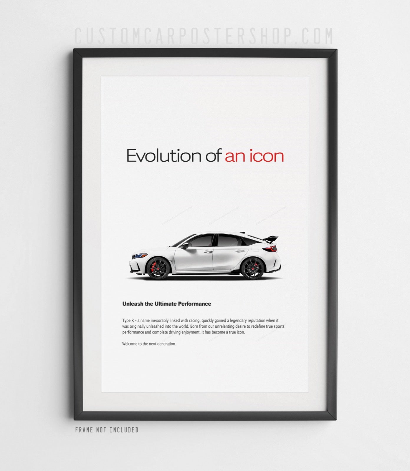 Honda Civic Type R FL5 Print Ad - Icon