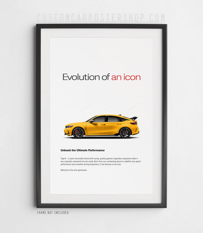 Honda Civic Type R FL5 Print Ad - Icon
