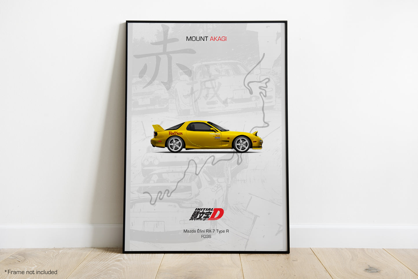 Mazda RX-7 FD - Initial D Poster