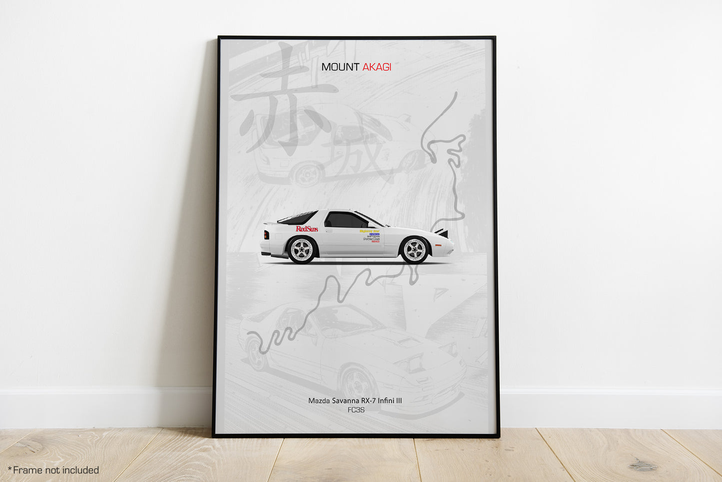 Mazda RX-7 FC - Initial D Poster