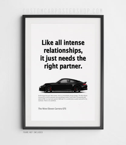 Porsche 911 (991.1) Carrera GTS Print Ad - Right Partner