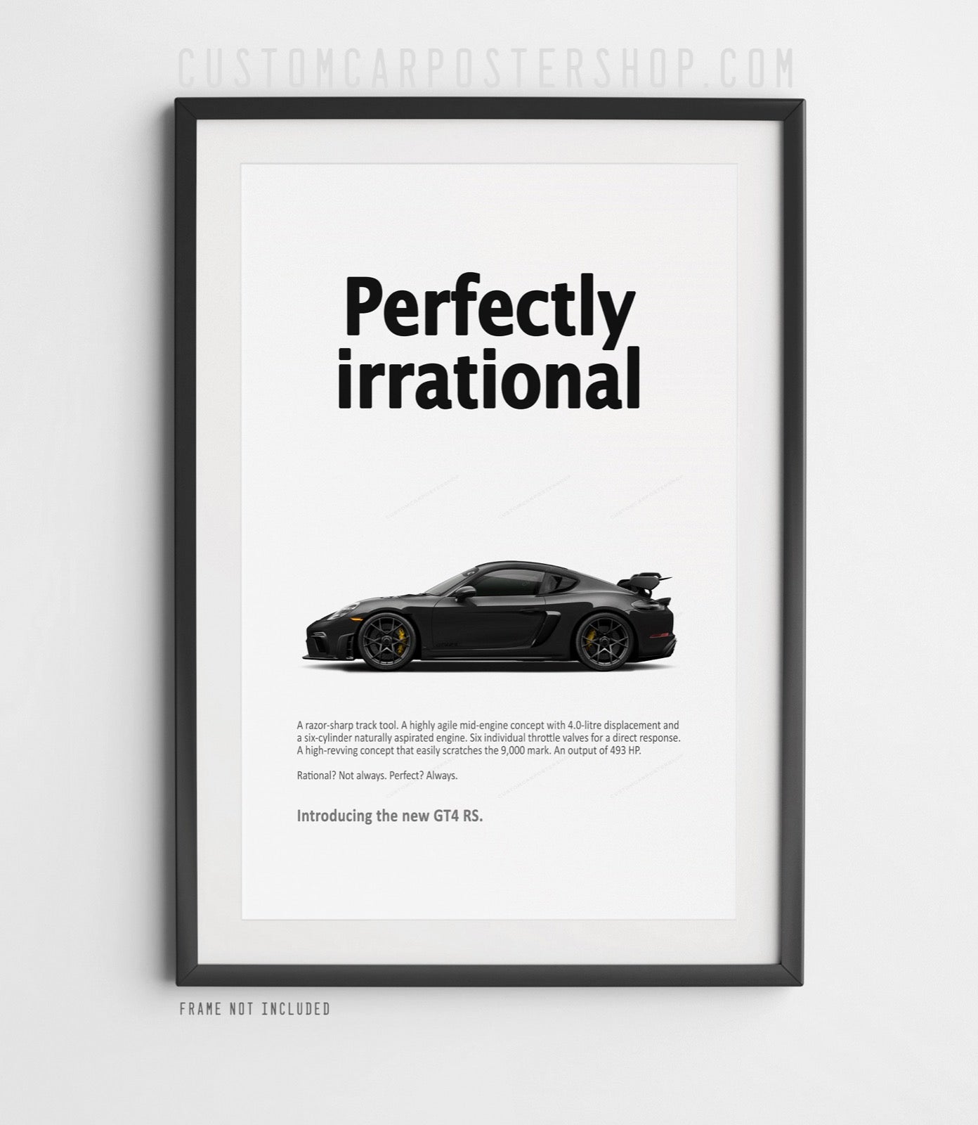 Porsche 718 Cayman GT4 RS Ad - Perfectly Irrational