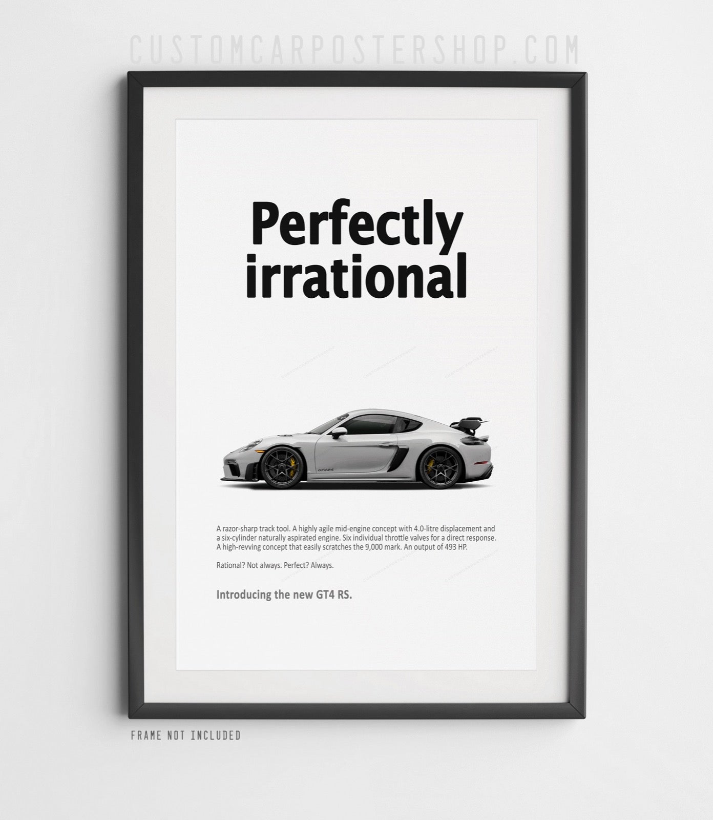 Porsche 718 Cayman GT4 RS Ad - Perfectly Irrational