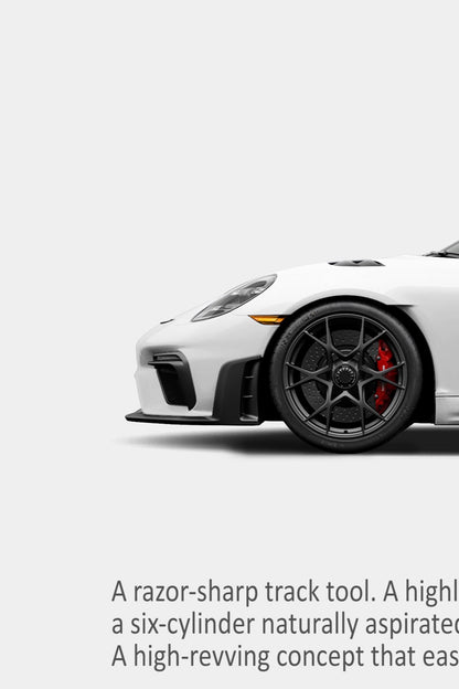 Porsche 718 Cayman GT4 RS Ad - Perfectly Irrational