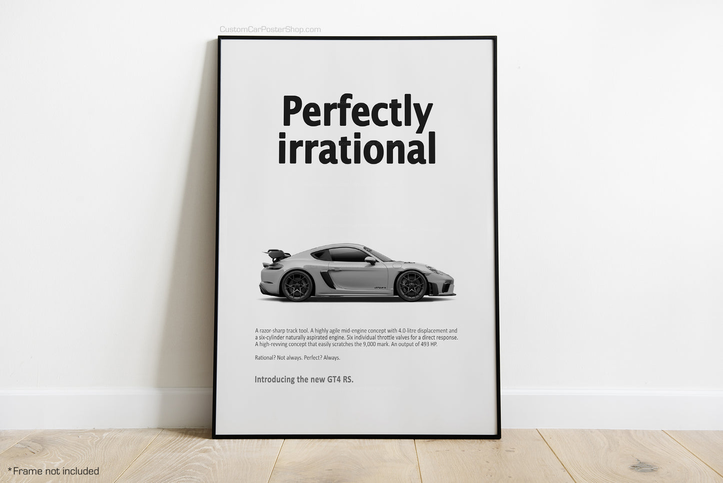 Porsche 718 Cayman GT4 RS Vintage Porsche Ads - Perfectly Irrational
