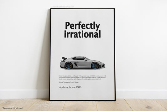 Porsche 718 Cayman GT4 RS Vintage Porsche Ads - Perfectly Irrational