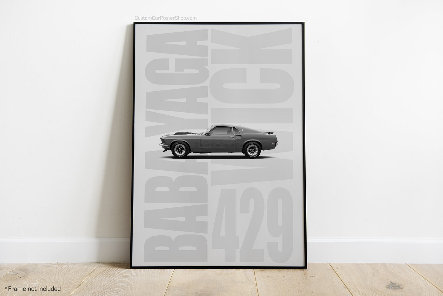 John Wick - Ford Mustang BOSS 429 Wall Art - Movie Cars
