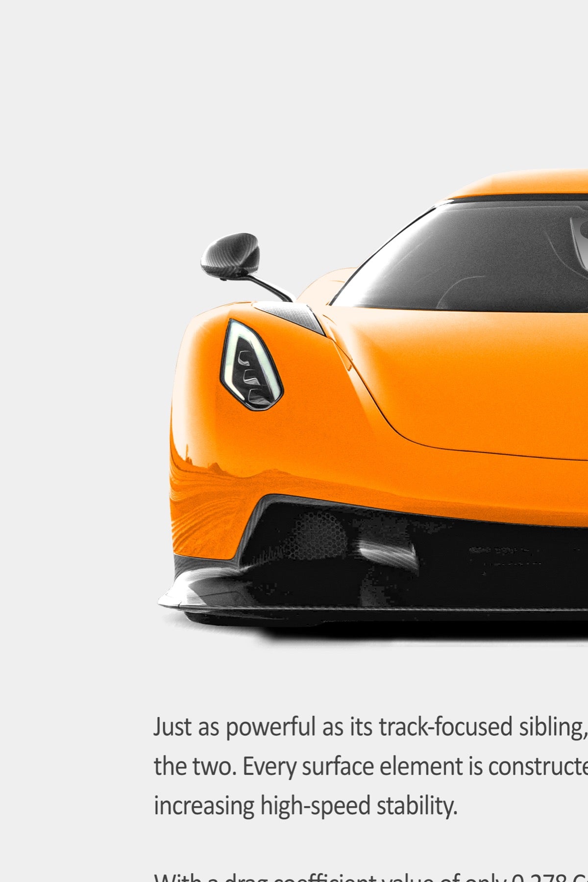 Koenigsegg Jesko Absolut Print Ad Poster - Need For Top Speed