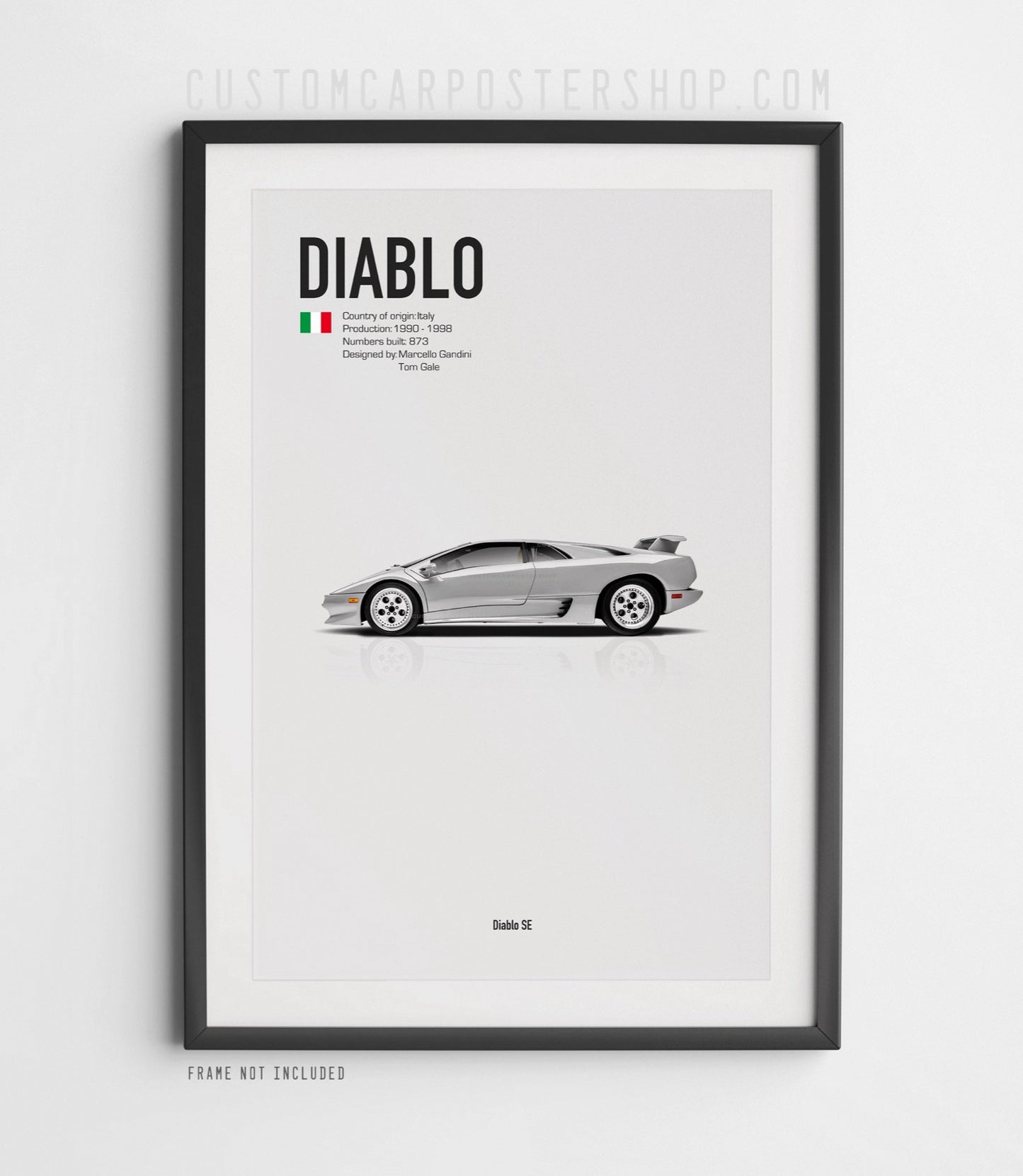 Lamborghini Diablo Poster