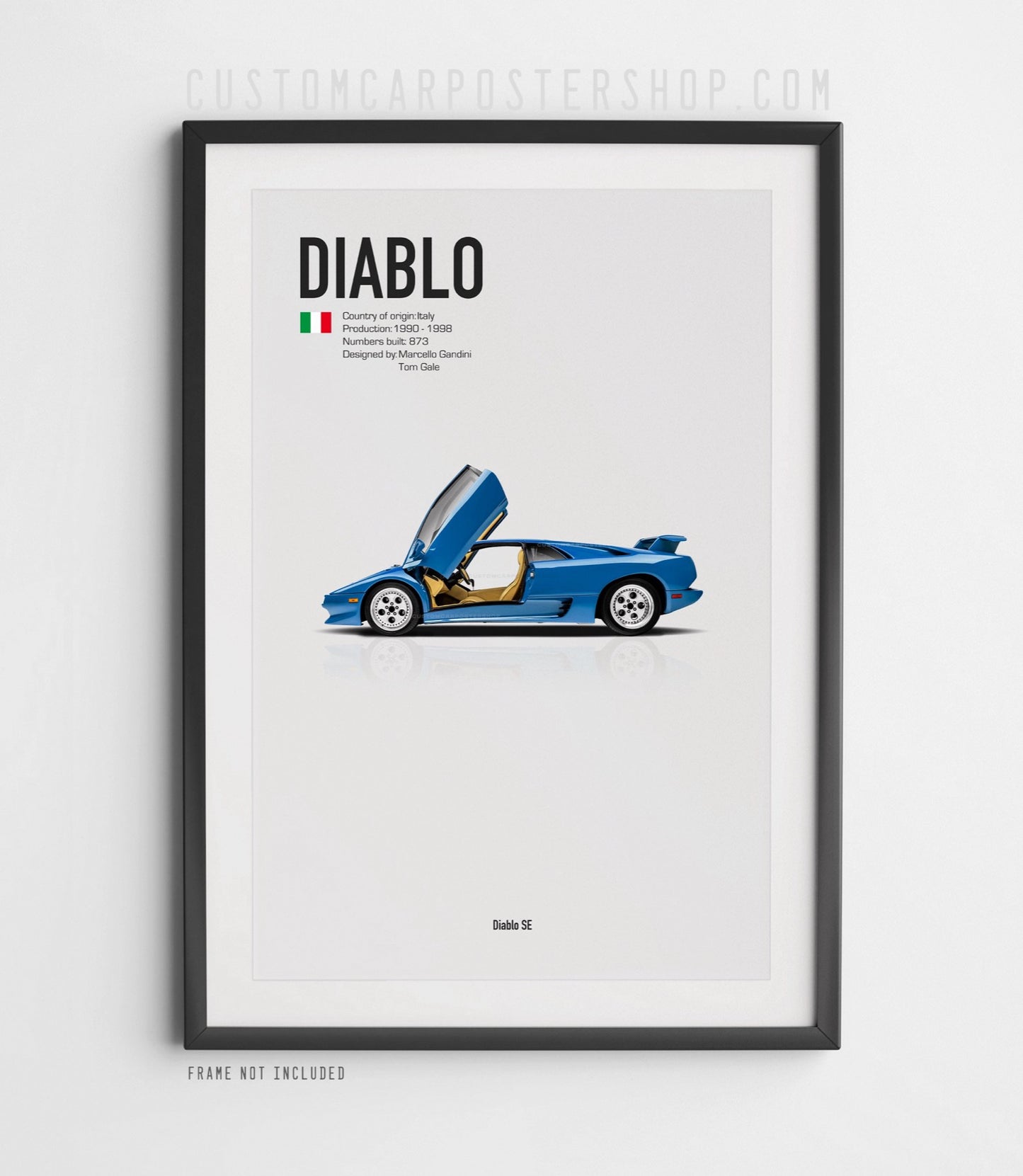 Lamborghini Diablo Poster