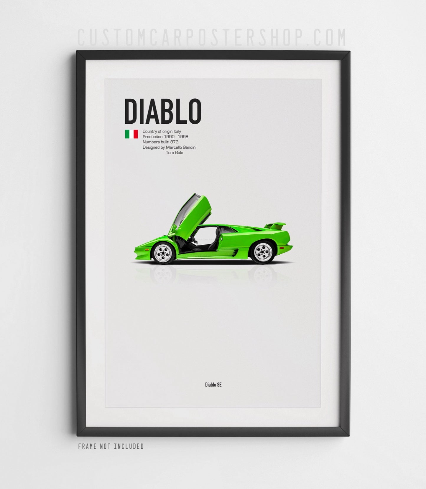 Lamborghini Diablo Poster