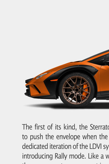 Lamborghini Huracán Sterrato Print Ad - Beyond the Concrete