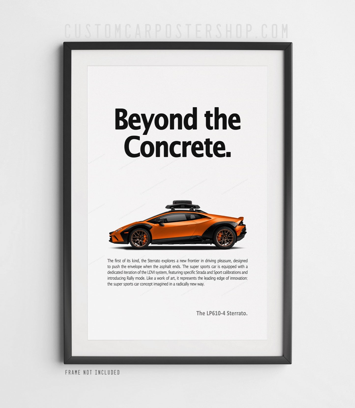 Lamborghini Huracán Sterrato Print Ad - Beyond the Concrete