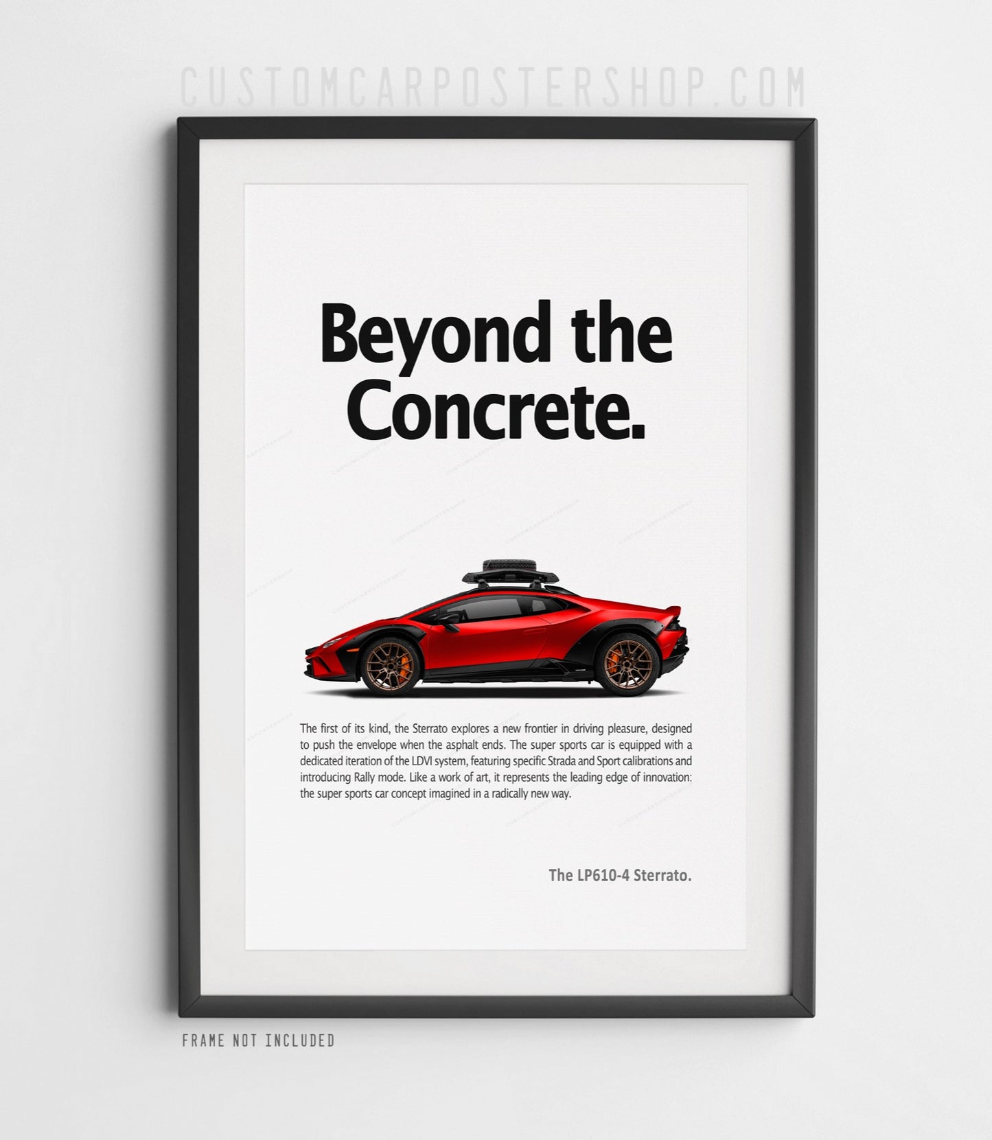 Lamborghini Huracán Sterrato Print Ad - Beyond the Concrete