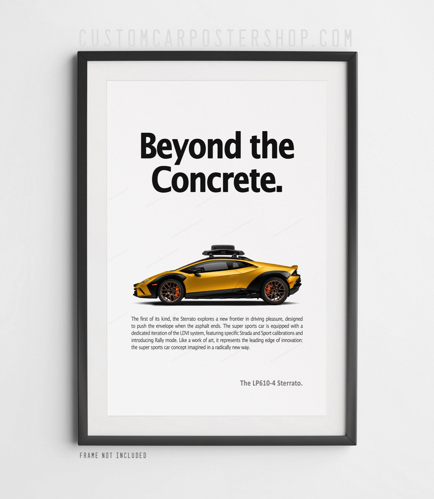 Lamborghini Huracán Sterrato Print Ad - Beyond the Concrete
