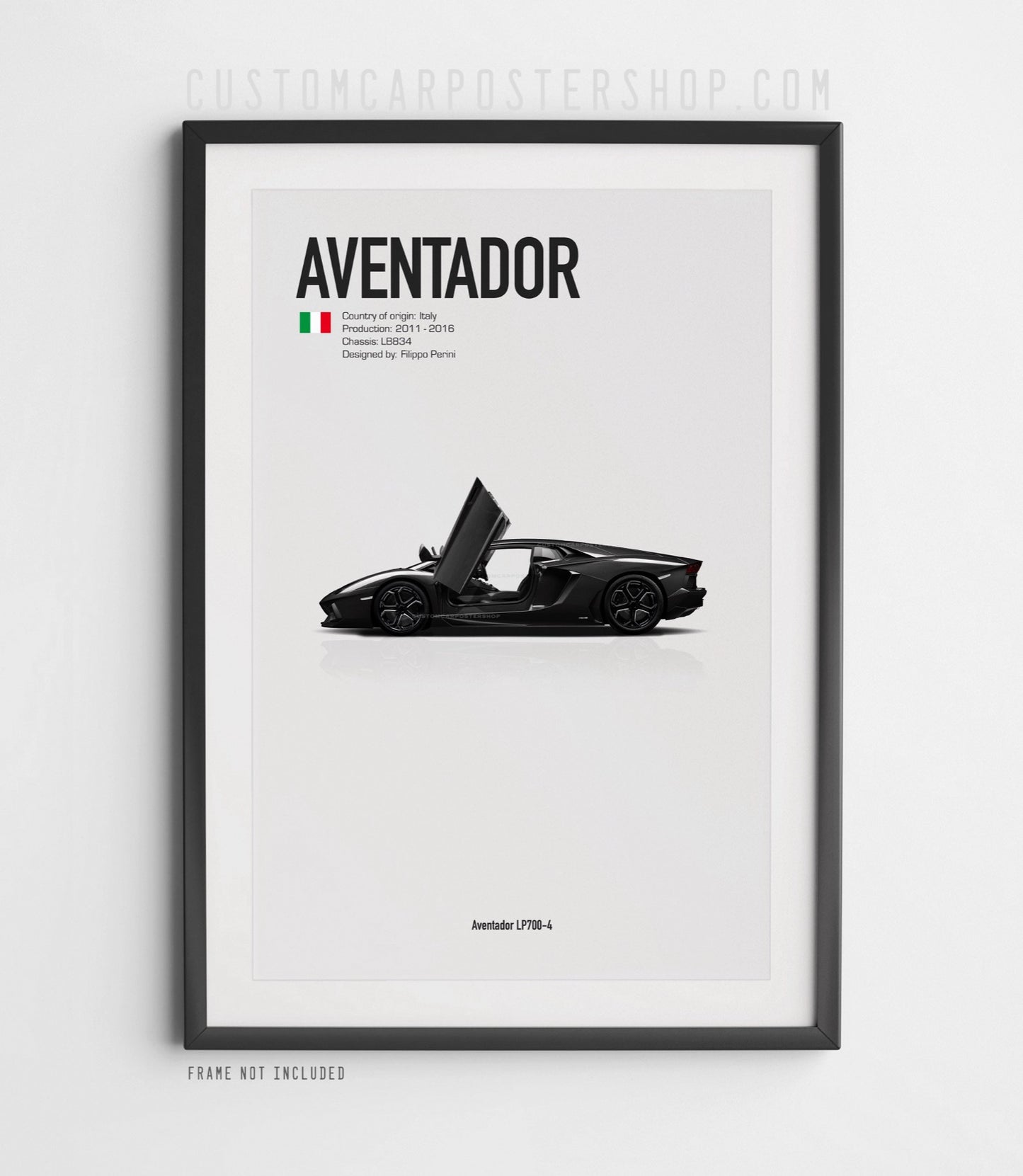 Lamborghini LP700 Aventaor Poster