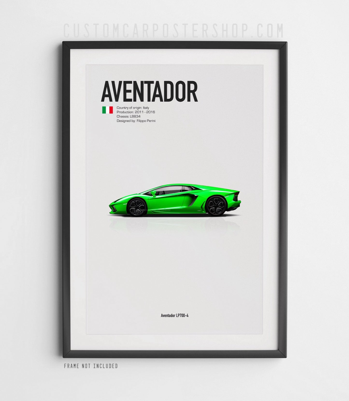 Lamborghini LP700 Aventaor Poster