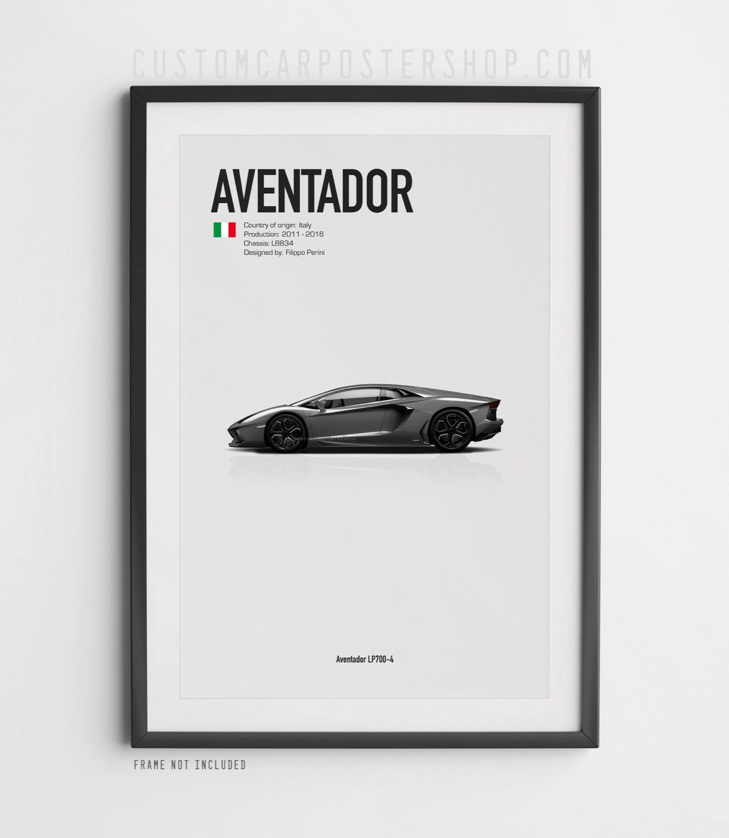 Lamborghini LP700 Aventaor Poster