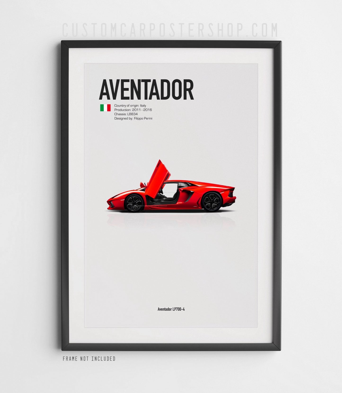 Lamborghini LP700 Aventaor Poster