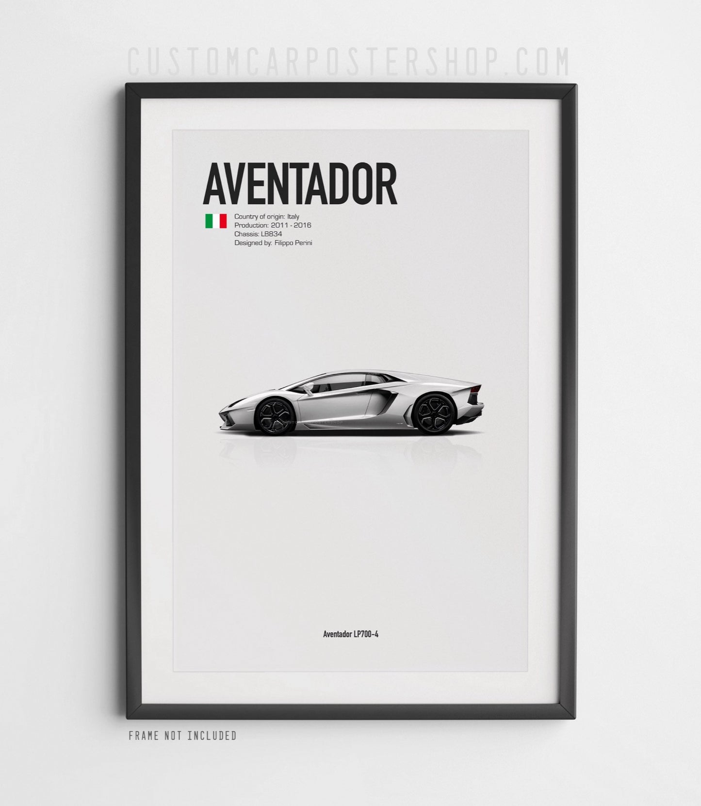 Lamborghini LP700 Aventaor Poster