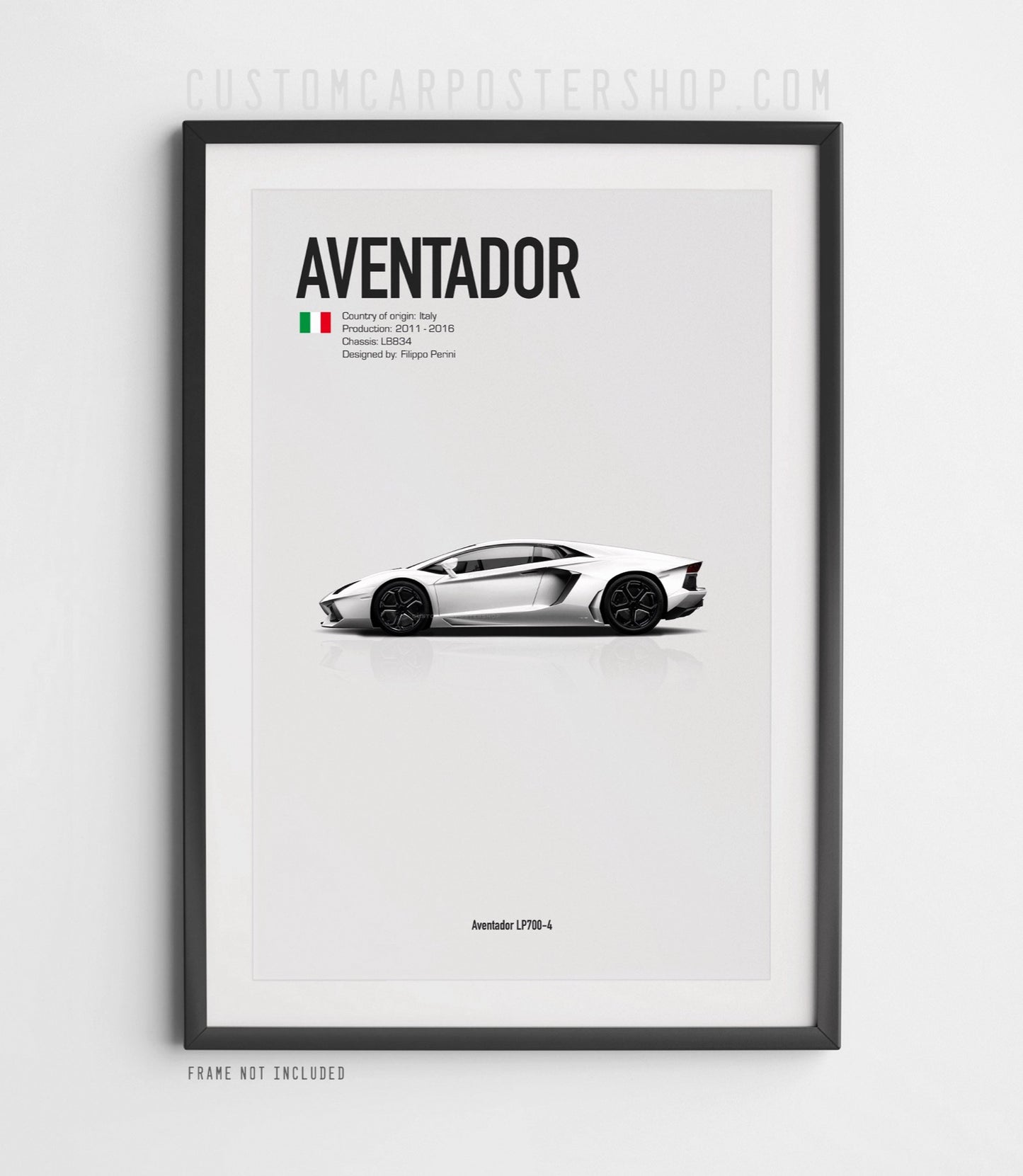 Lamborghini LP700 Aventaor Poster