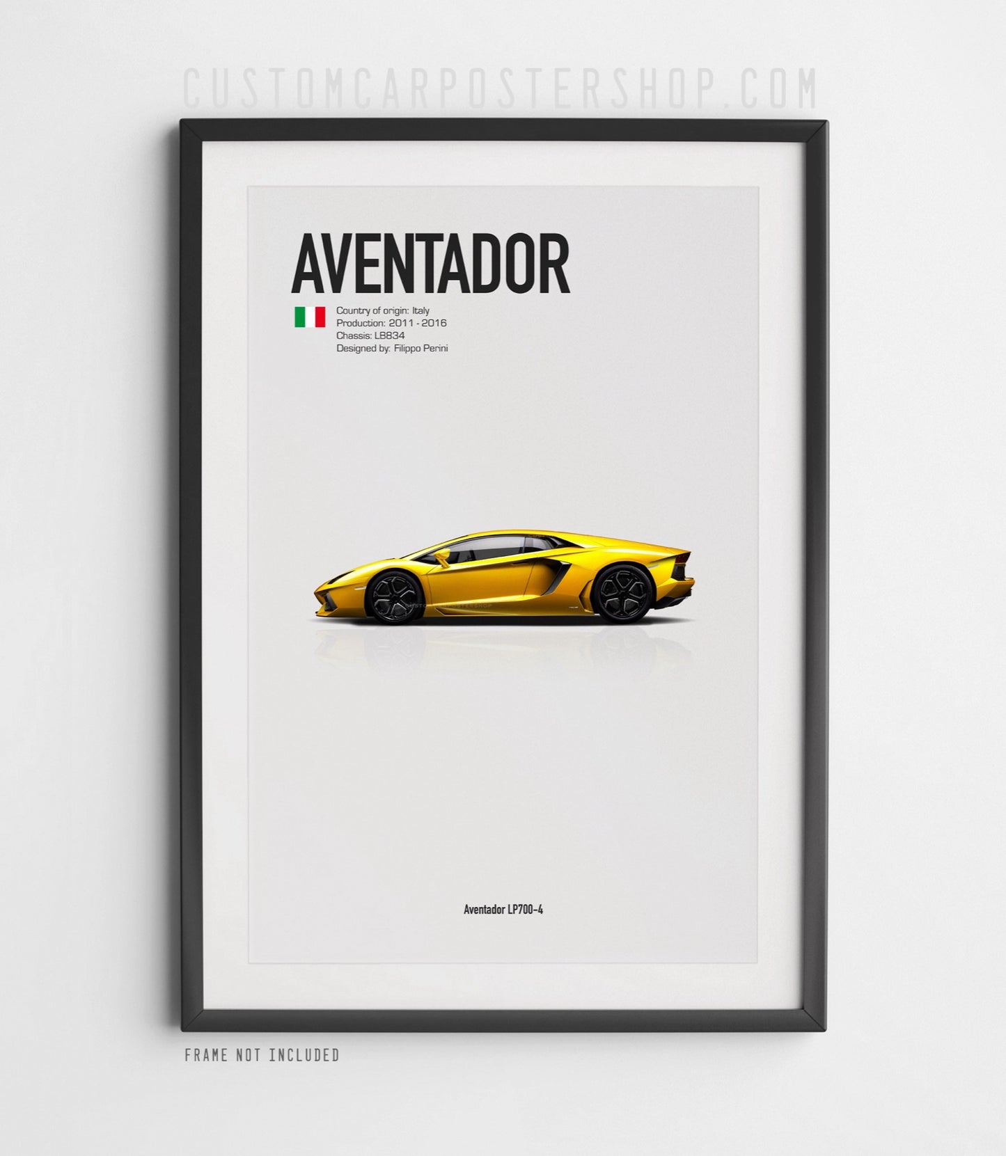 Lamborghini LP700 Aventaor Poster