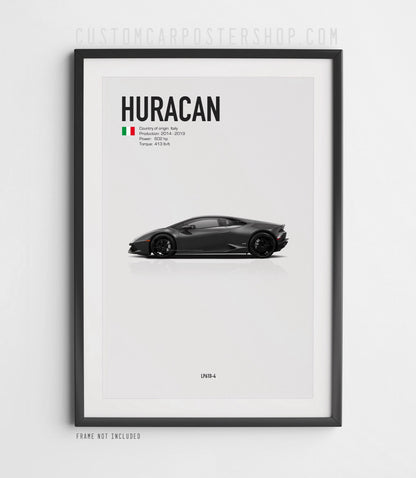 Lamborghini Huracán Poster