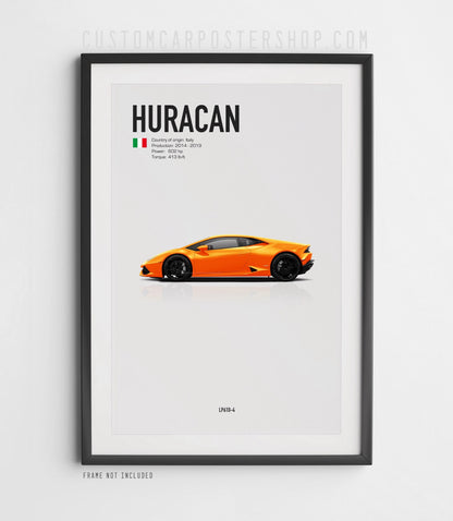 Lamborghini Huracán Poster