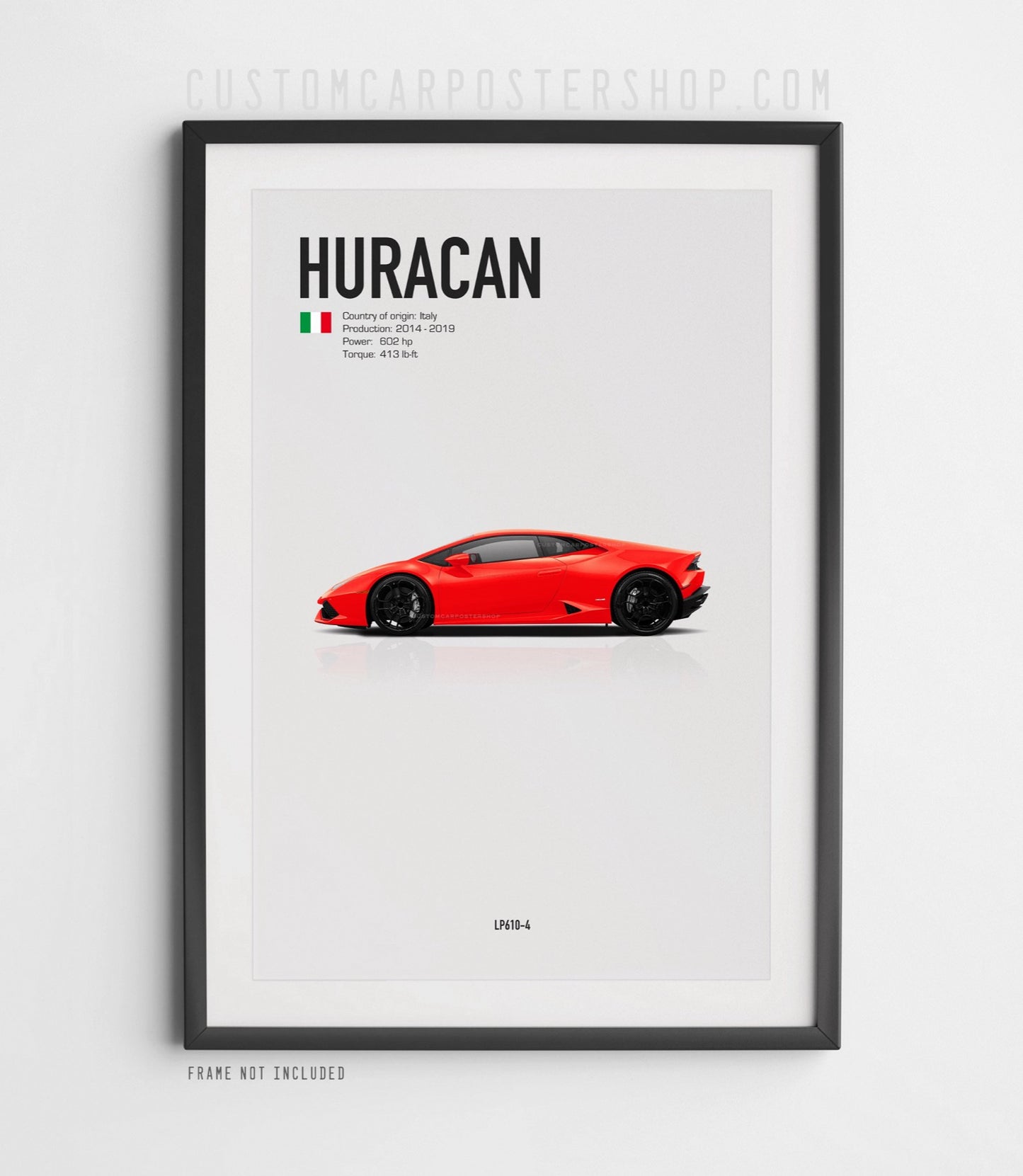 Lamborghini Huracán Poster