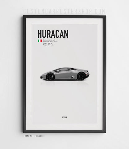 Lamborghini Huracán Poster