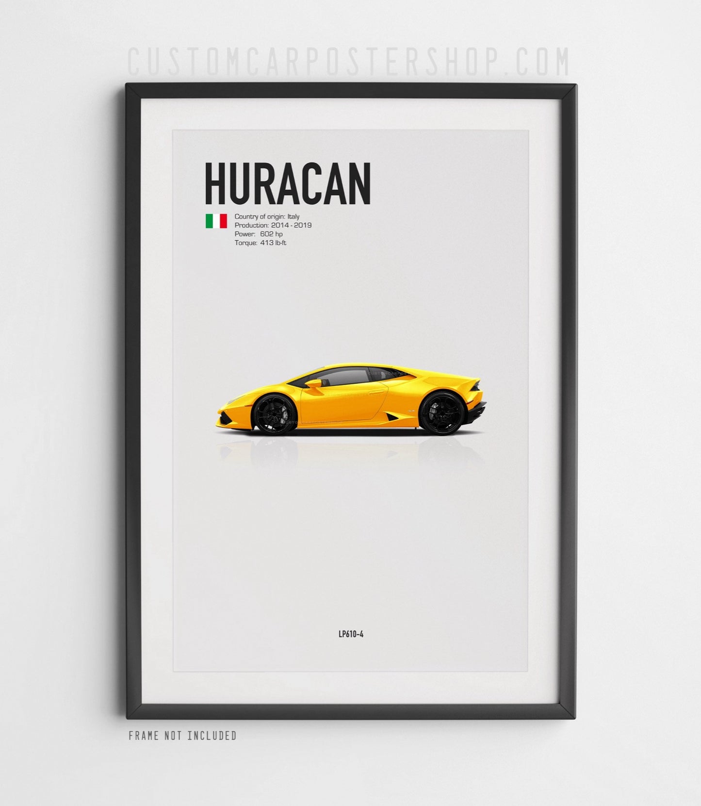 Lamborghini Huracán Poster