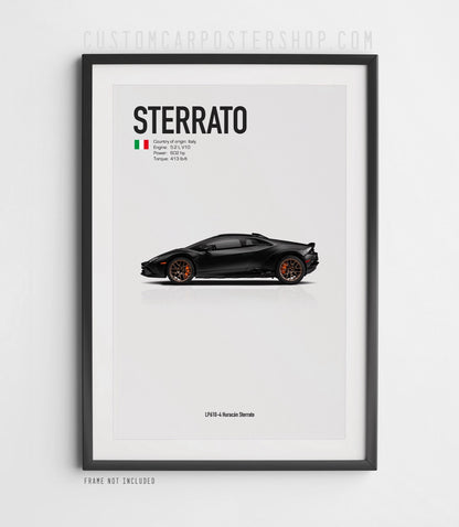 Lamborghini Huracán Sterrato Poster