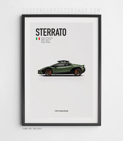 Lamborghini Huracán Sterrato Poster