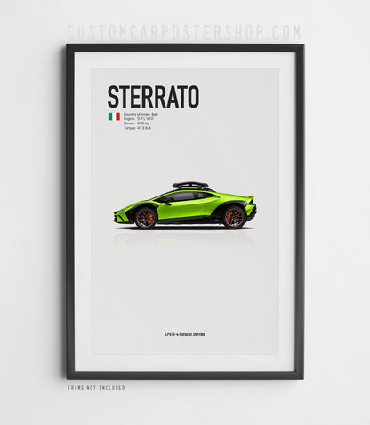 Lamborghini Huracán Sterrato Poster