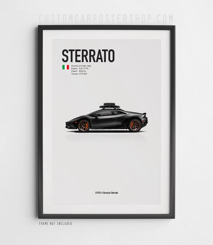 Lamborghini Huracán Sterrato Poster