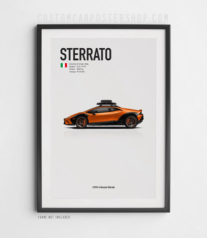Lamborghini Huracán Sterrato Poster